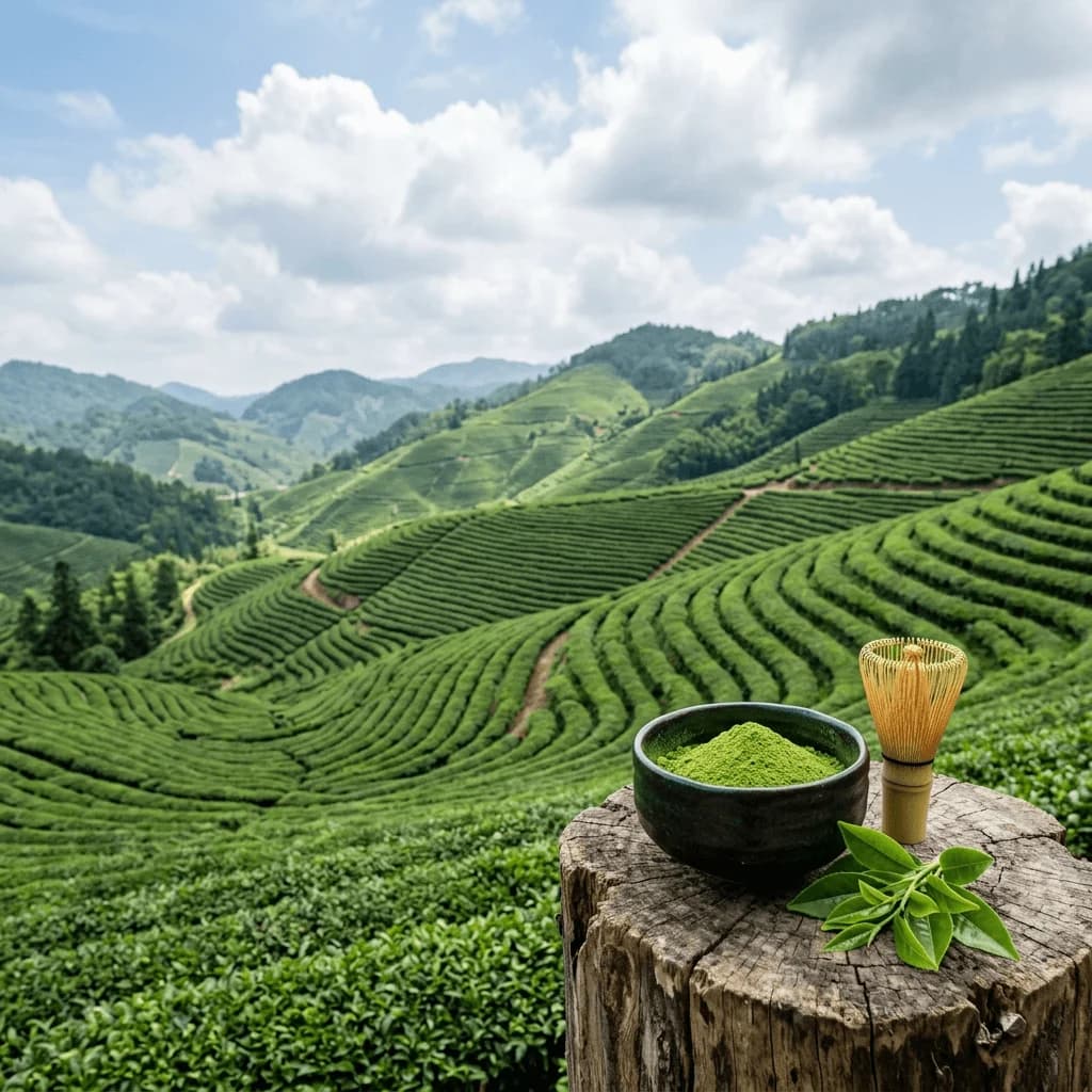 AzenCha Organic Premium Matcha Tea Plantation