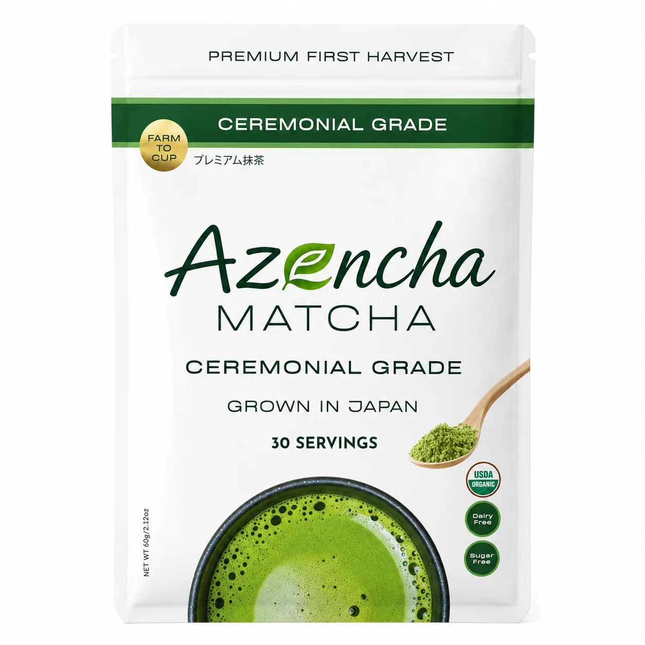Azencha Premium Matcha Pouch 100g