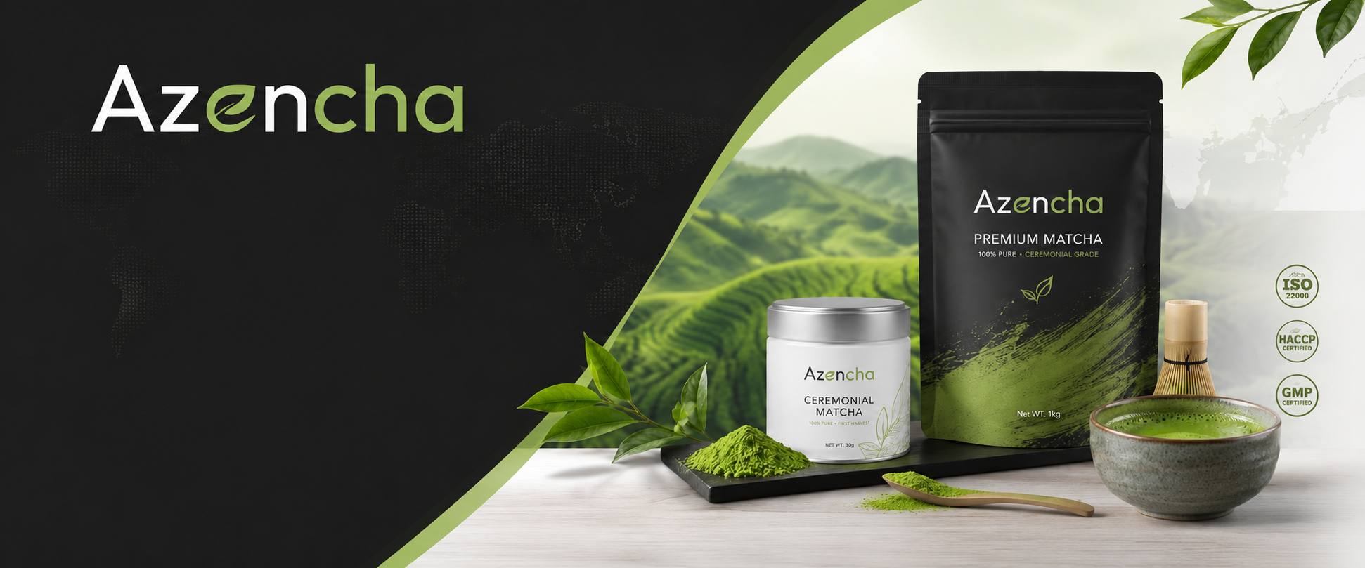 Matcha Factory Background